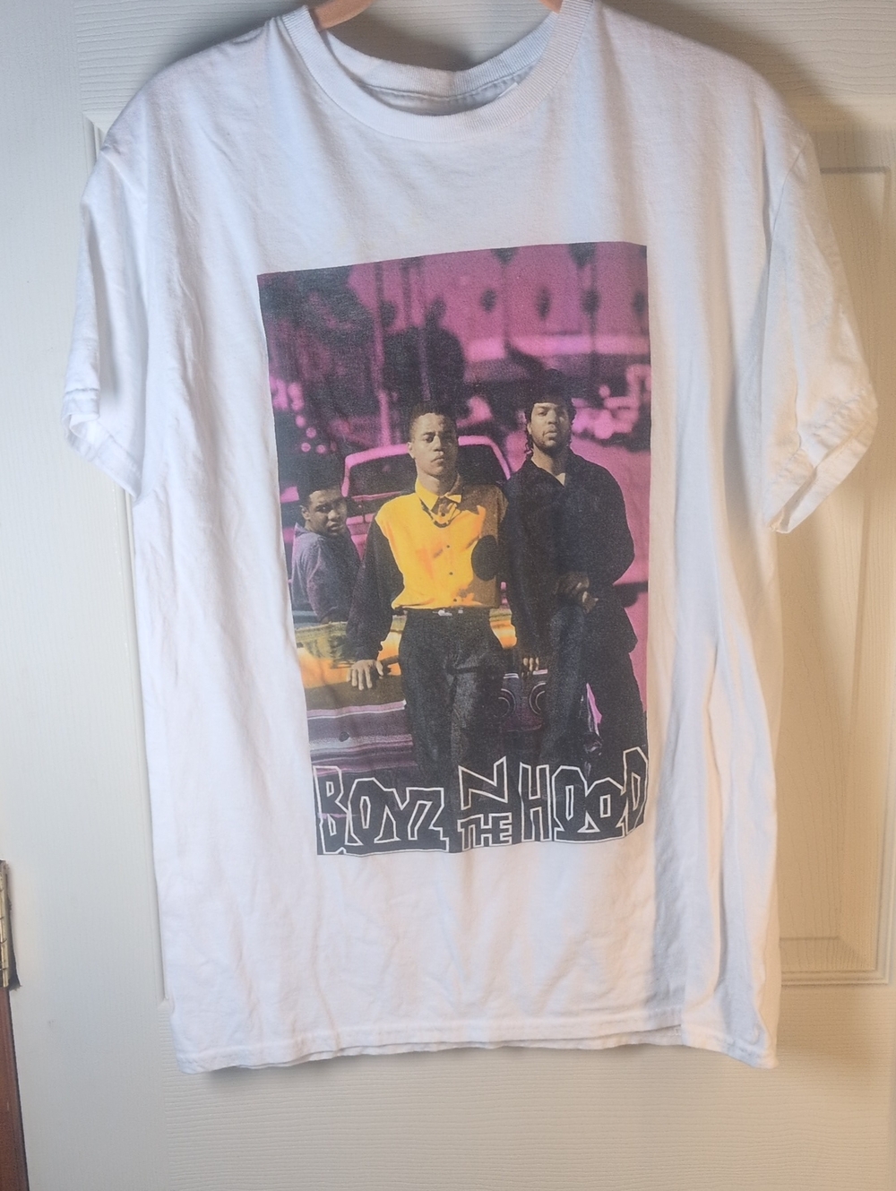 White Boyz N The Hood Graphic Short Sleeve T-Shirt